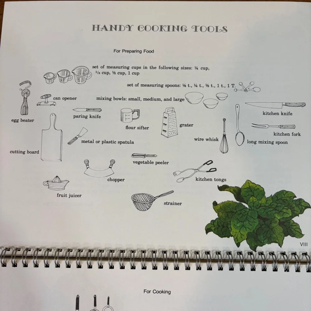 Many Hands Cooking International Cookbook UNICEF 1974 Vintage Spiral Bound Chen
